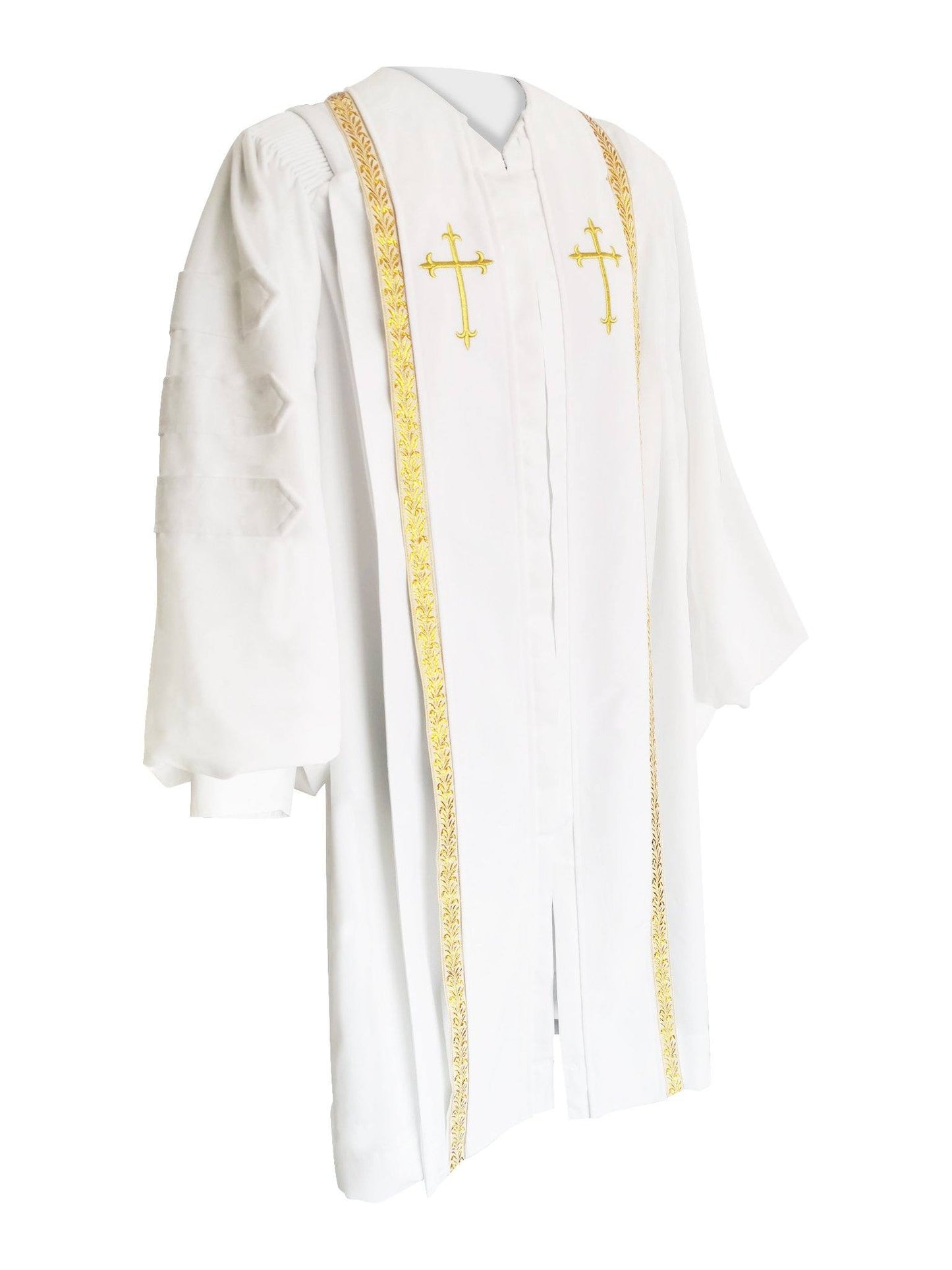 White Bishop Clergy Robe - Churchings