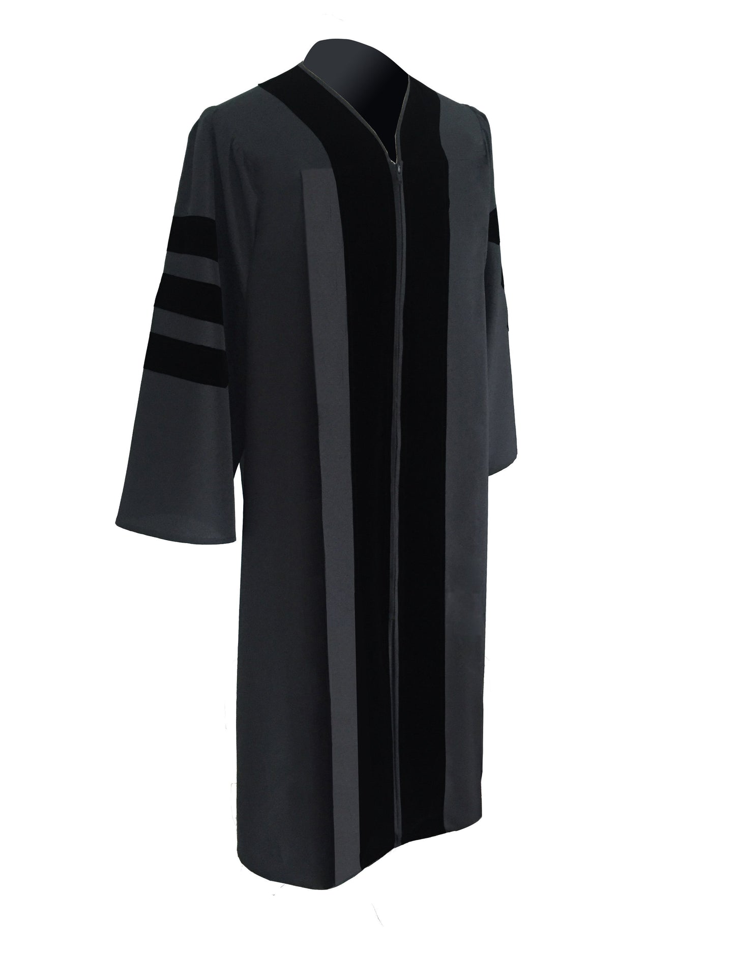 Classic Black Clergy Robe - Churchings