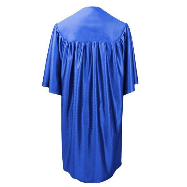 Child's Shiny Royal Blue Choir Robe - Churchings