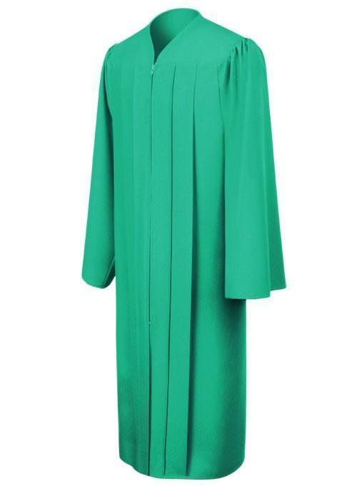 Matte Emerald Green Choir Robe - Churchings