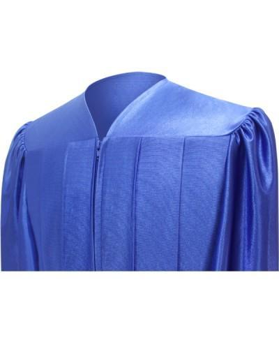 Shiny Royal Blue Choir Robe - Churchings