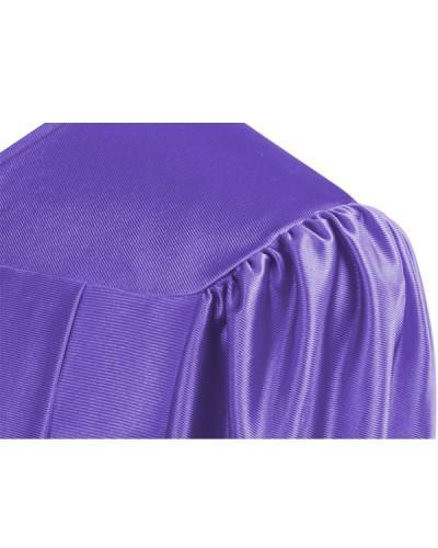 Shiny Purple Choir Robe - Churchings