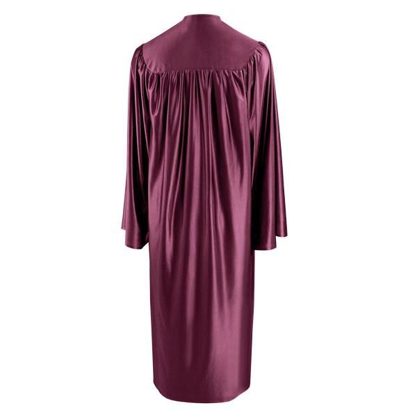 Shiny Maroon Choir Robe - Churchings