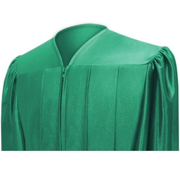 Shiny Emerald Green Choir Robe - Churchings