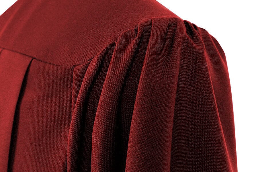 Matte Burgundy Choir Robe - Churchings