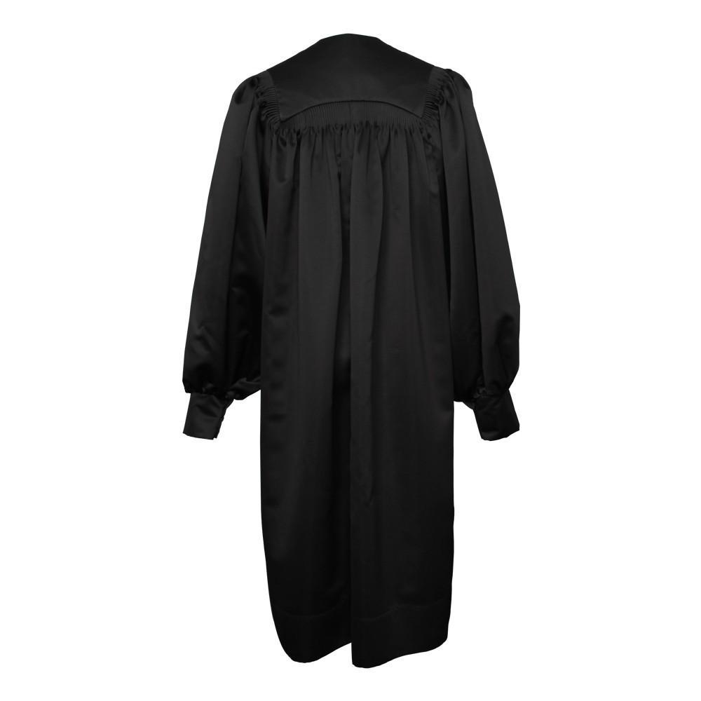 Black Clergy Robe - Churchings