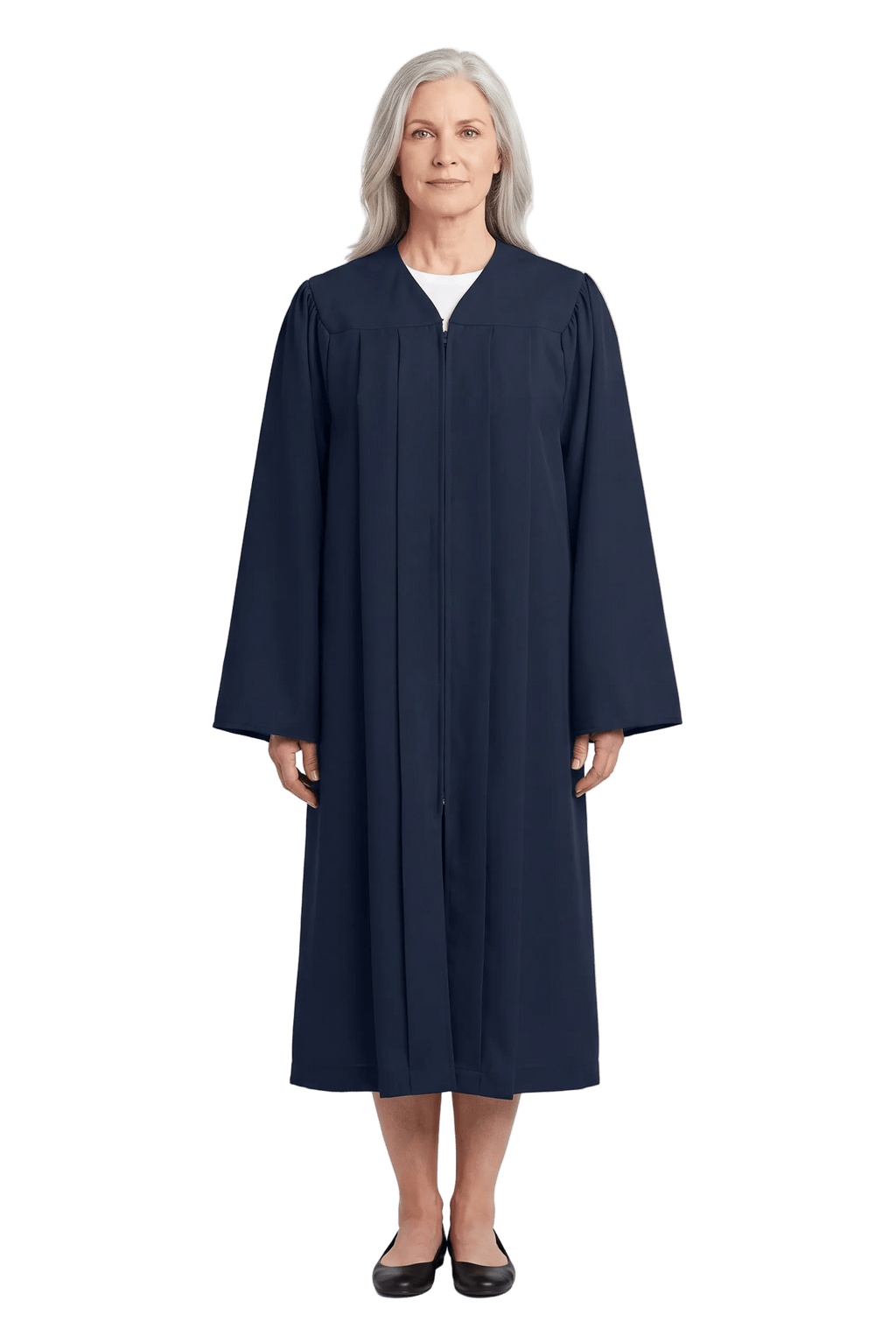 Matte Navy Blue Choir Robe