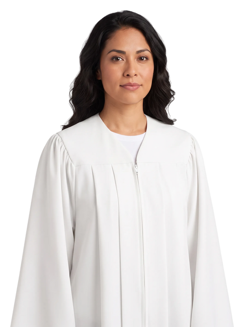 Matte White Choir Robe