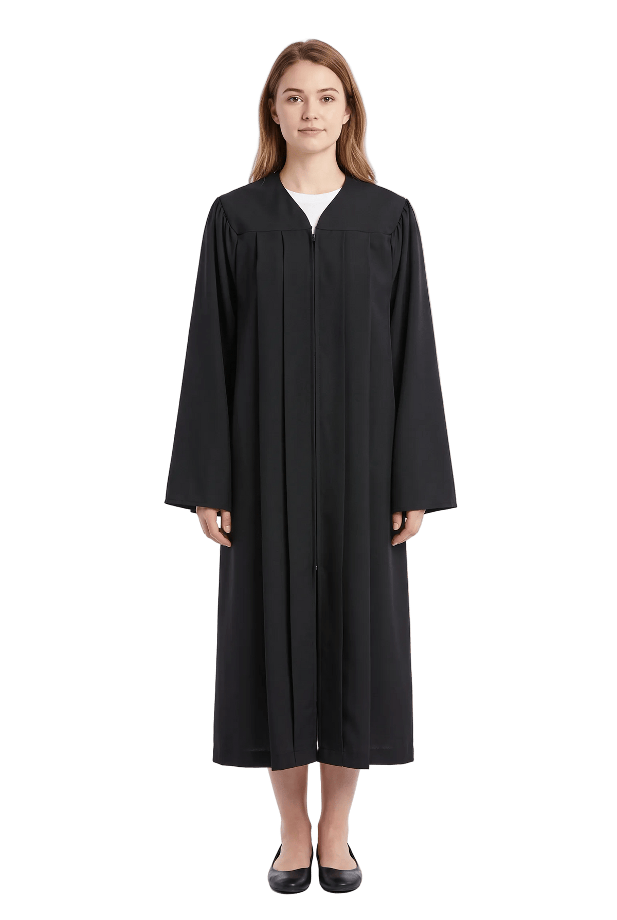 Matte Black Choir Robe