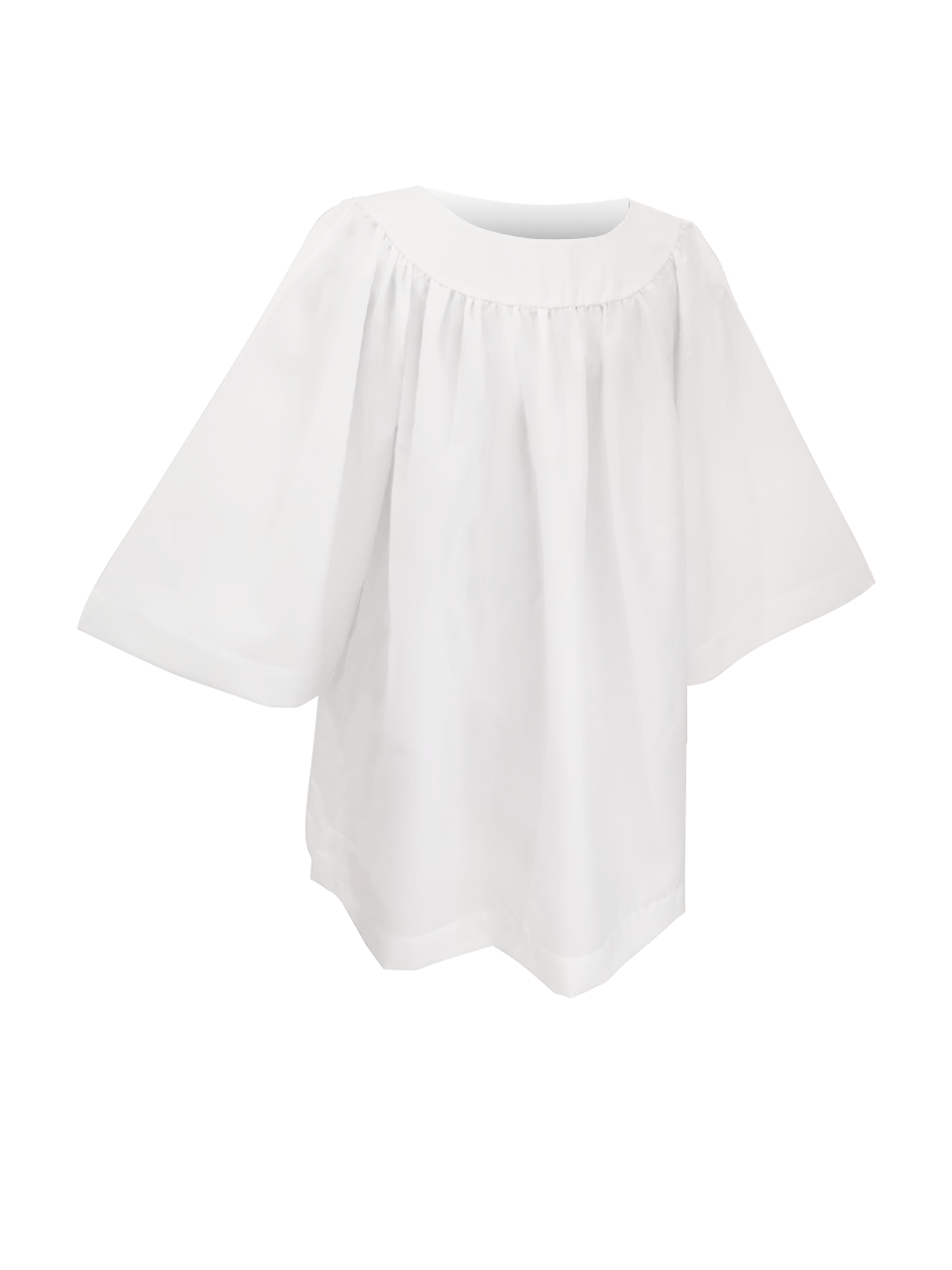 Classic Round Neckline Choir Surplice - Churchings