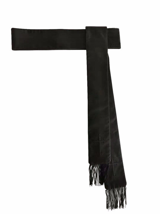 Black Band Cincture for Clergy Robes - Churchings