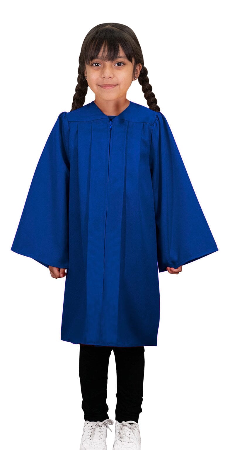 Child's Matte Royal Blue Choir Robe - Churchings