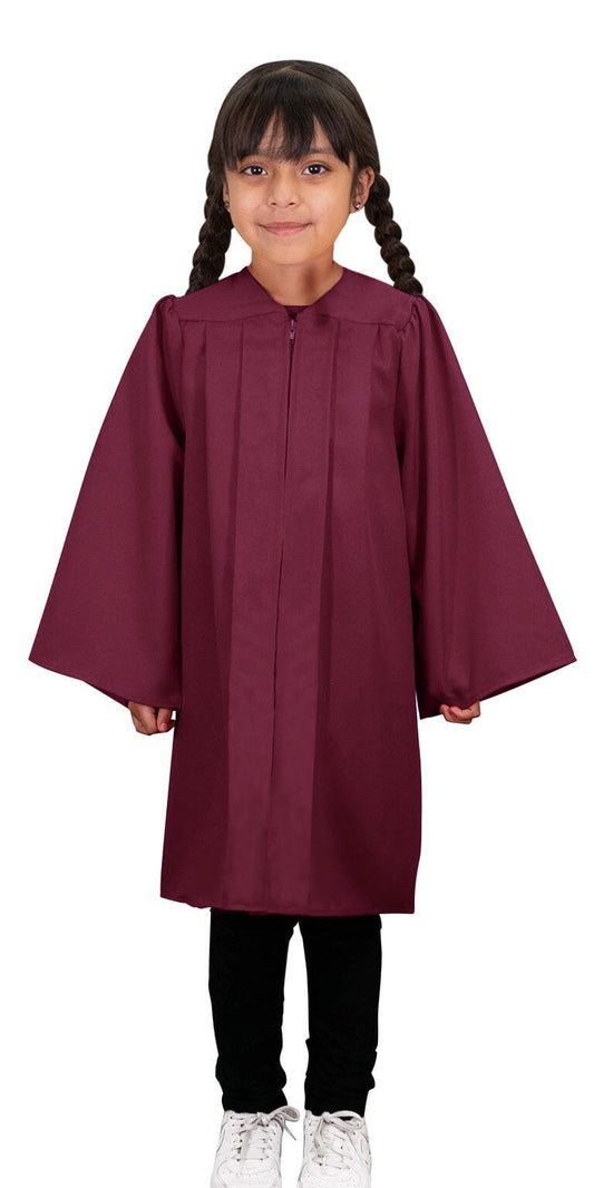 Child's Matte Maroon Choir Robe - Churchings