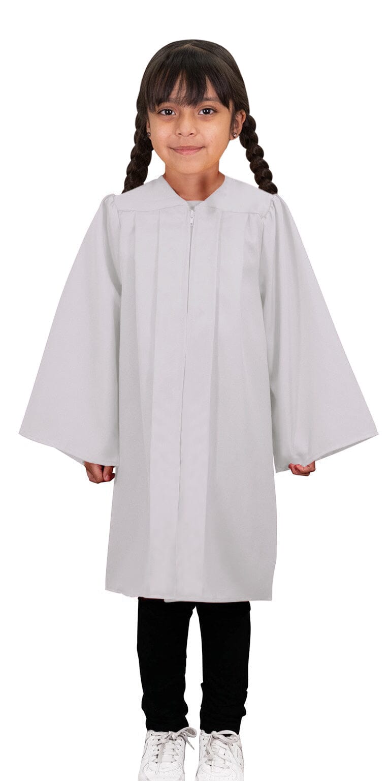 Child's Matte White Choir Robe - Churchings