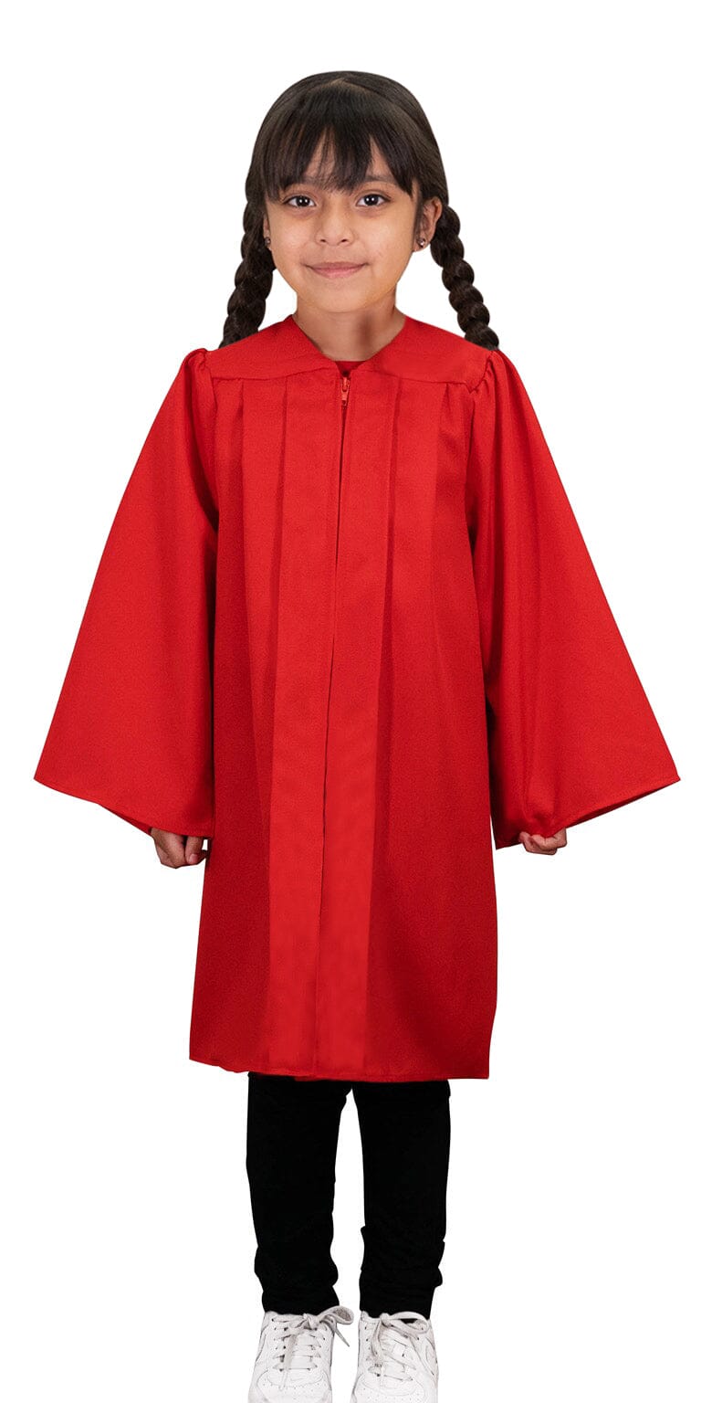 Child's Matte Red Choir Robe - Churchings