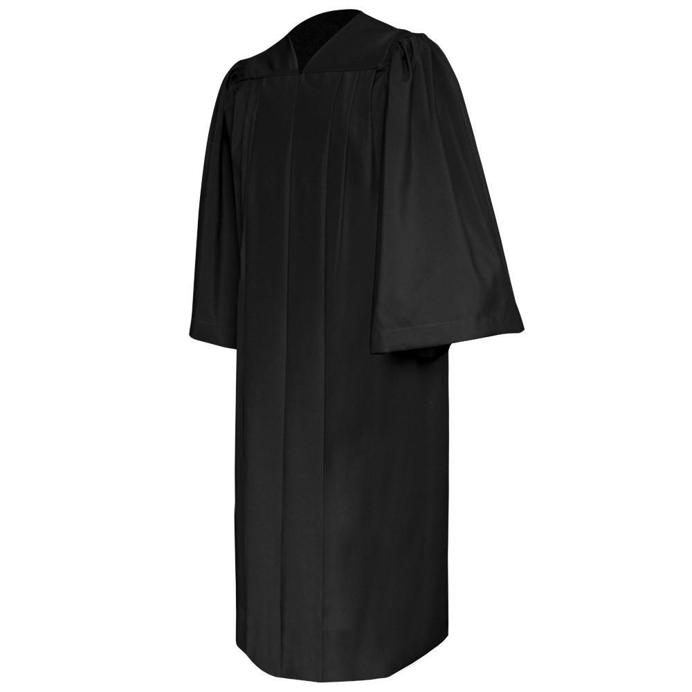 Deluxe Black Choir Robe - Churchings