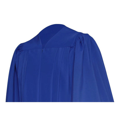 Deluxe Royal Blue Choir Robe - Churchings