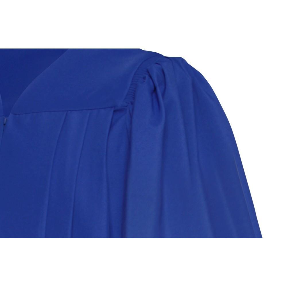 Deluxe Royal Blue Choir Robe - Churchings