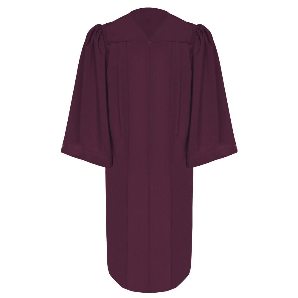 Deluxe Maroon Choir Robe - Churchings