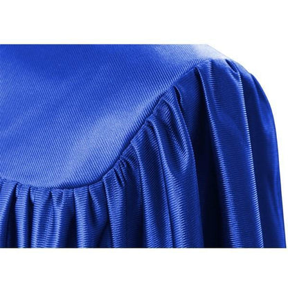 Child's Shiny Royal Blue Choir Robe - Churchings