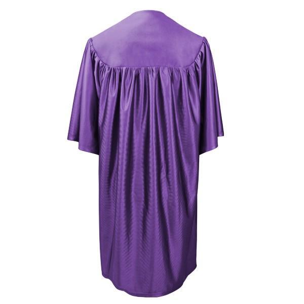 Child's Shiny Purple Choir Robe - Churchings