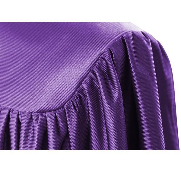 Child's Shiny Purple Choir Robe - Churchings