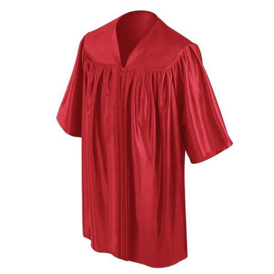 Child's Shiny Red Choir Robe - Churchings