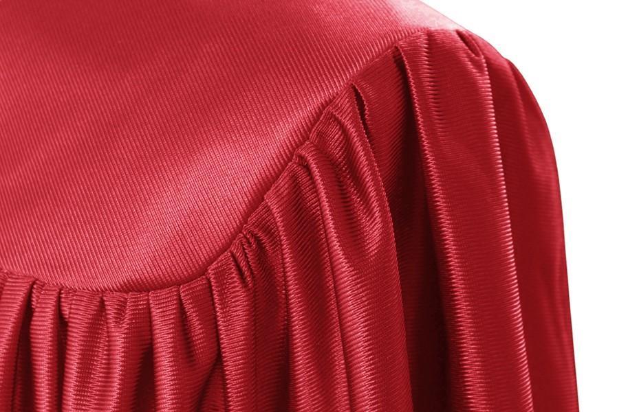 Child's Shiny Red Choir Robe - Churchings