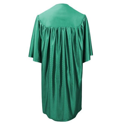 Child's Shiny Emerald Green Choir Robe - Churchings