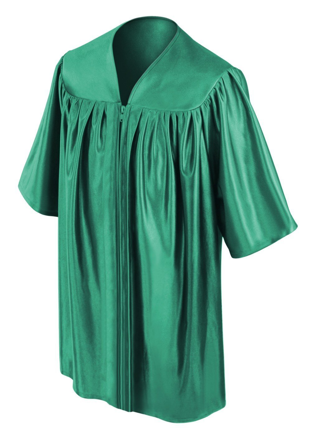 Child's Shiny Emerald Green Choir Robe - Churchings