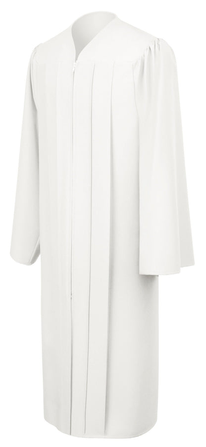 Matte White Choir Robe - Churchings