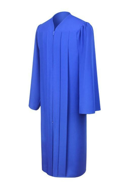 Matte Royal Blue Choir Robe - Churchings