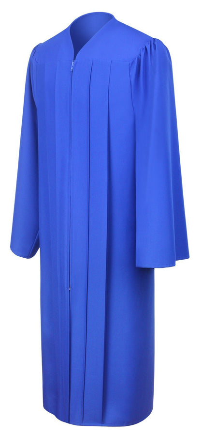 Matte Royal Blue Choir Robe - Churchings