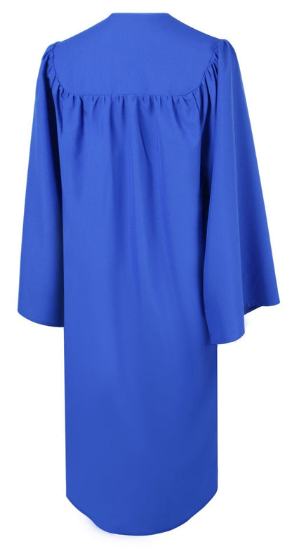 Matte Royal Blue Choir Robe - Churchings