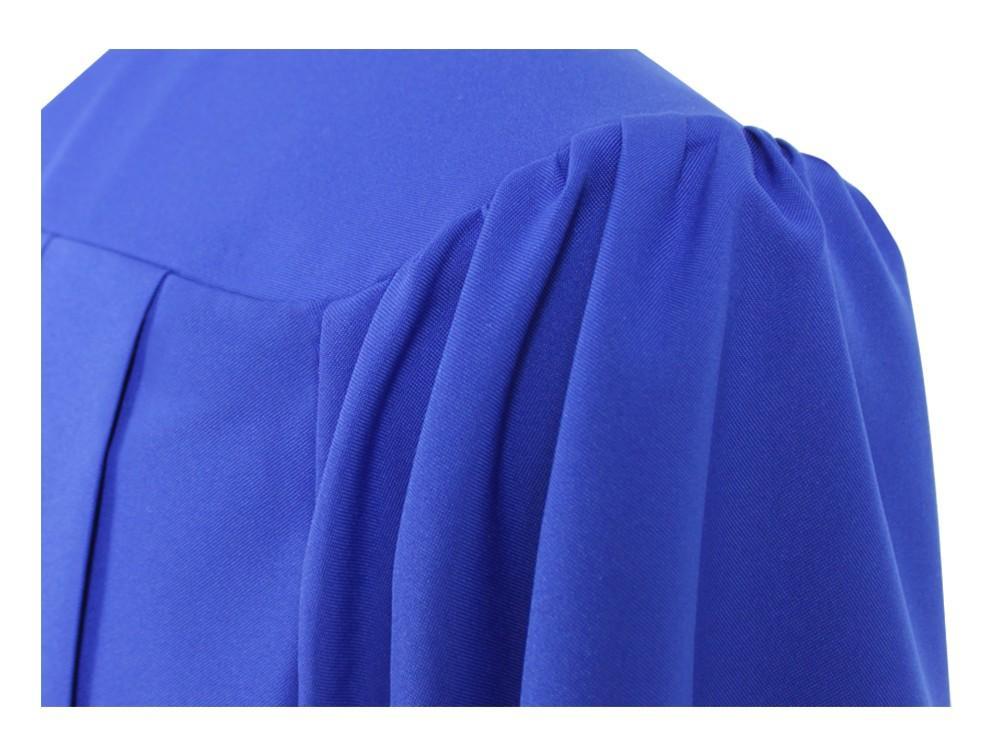 Matte Royal Blue Choir Robe - Churchings