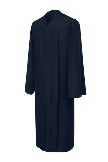 Matte Navy Blue Choir Robe - Churchings