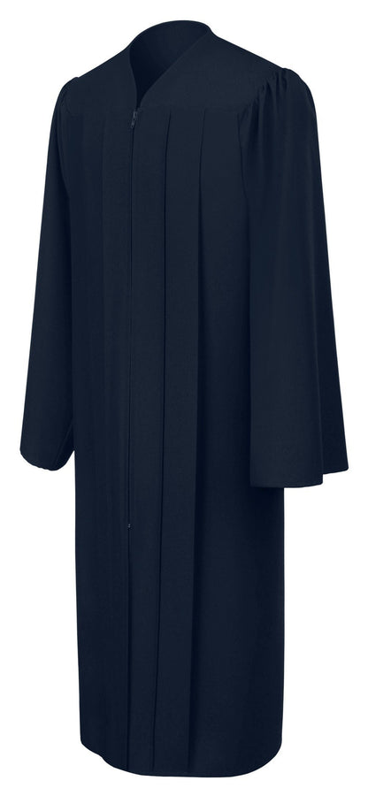 Matte Navy Blue Choir Robe - Churchings