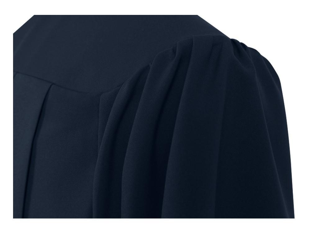 Matte Navy Blue Choir Robe - Churchings