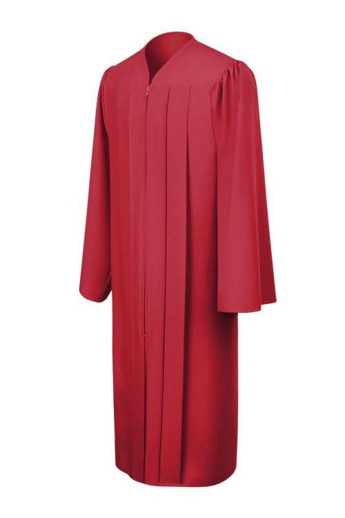 Matte Red Choir Robe - Churchings