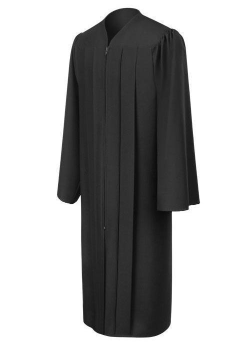 Matte Black Choir Robe - Churchings