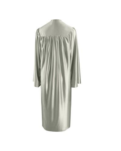 Shiny Silver Choir Robe - Churchings