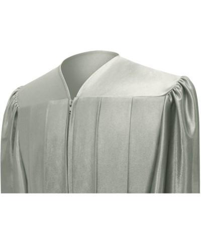 Shiny Silver Choir Robe - Churchings