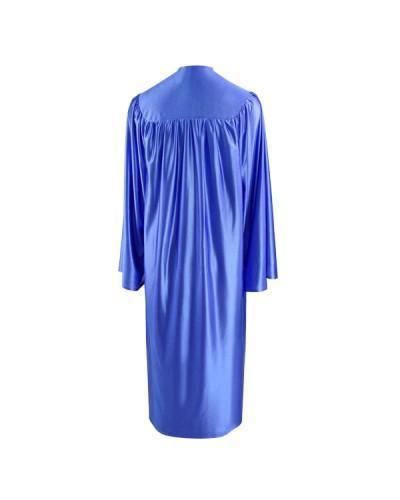 Shiny Royal Blue Choir Robe - Churchings