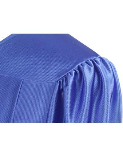 Shiny Royal Blue Choir Robe - Churchings