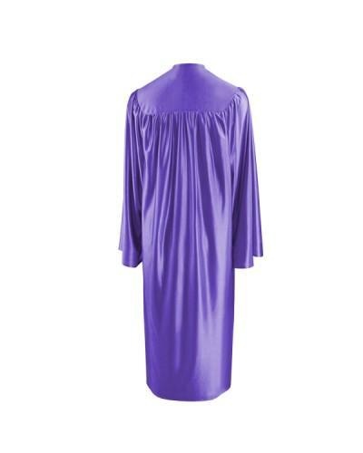 Shiny Purple Choir Robe - Churchings