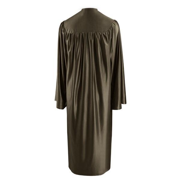 Shiny Brown Choir Robe - Churchings