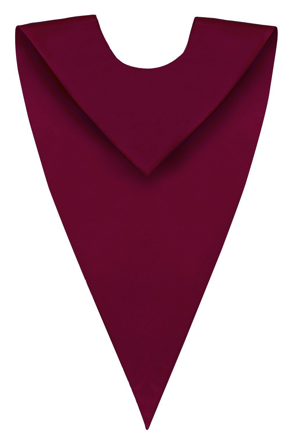 Maroon V-Neck Choir Stole - Churchings