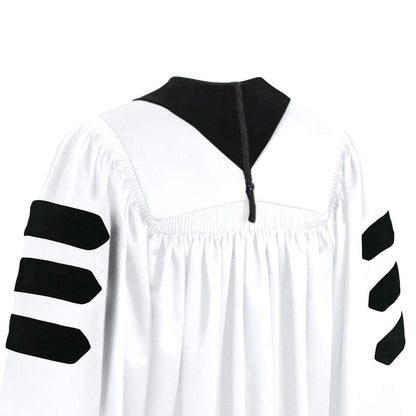 Deluxe White Pulpit Robe - Churchings