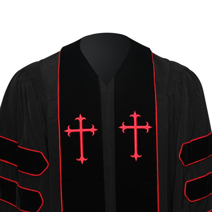 Black Dr. of Divinity Pulpit Robe - Churchings