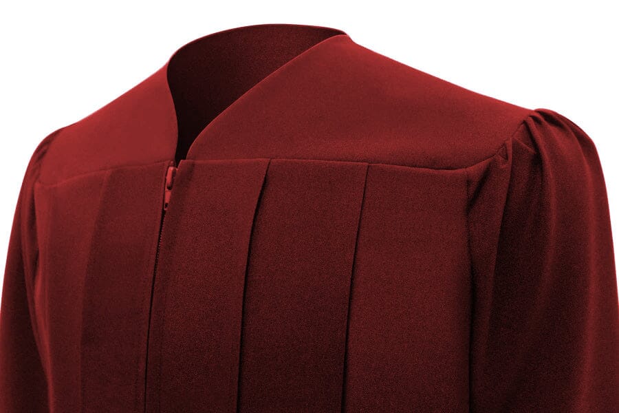 Matte Burgundy Choir Robe - Churchings